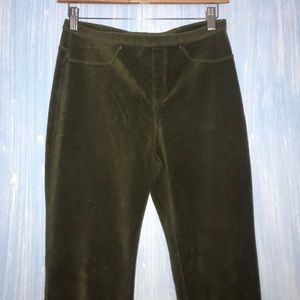 Olive Green Corduroy Leggings